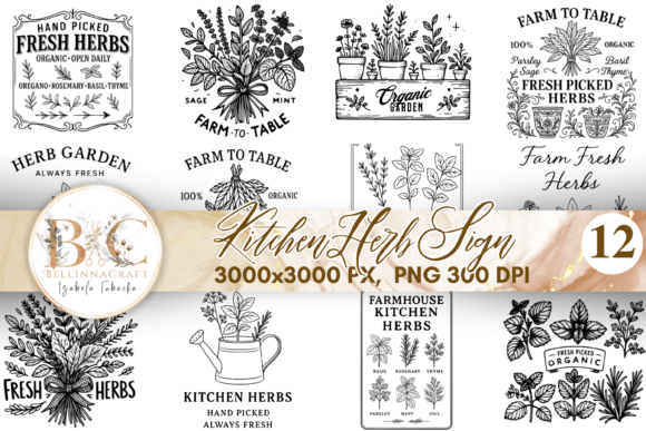 Choosing the Right Kitchen Herb Sign SVG and Herb SVG Bundle for Your DIY Projects