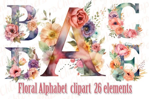 Enhancing Creative Projects with Floral Alphabet Clipart and Letters