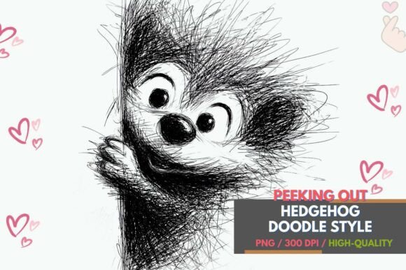 Evaluating the Practical Value of Funny Peeking Hedgehog PNG Clipart for Creative Projects