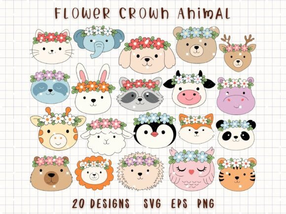 Flower Crown Animal SVG Floral Clipart: A Guide to Smart Design Choices