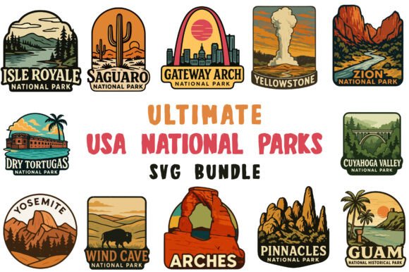 Ultimate USA National Parks Svg Bundle: A Creator’s Guide to Vintage Adventure Art
